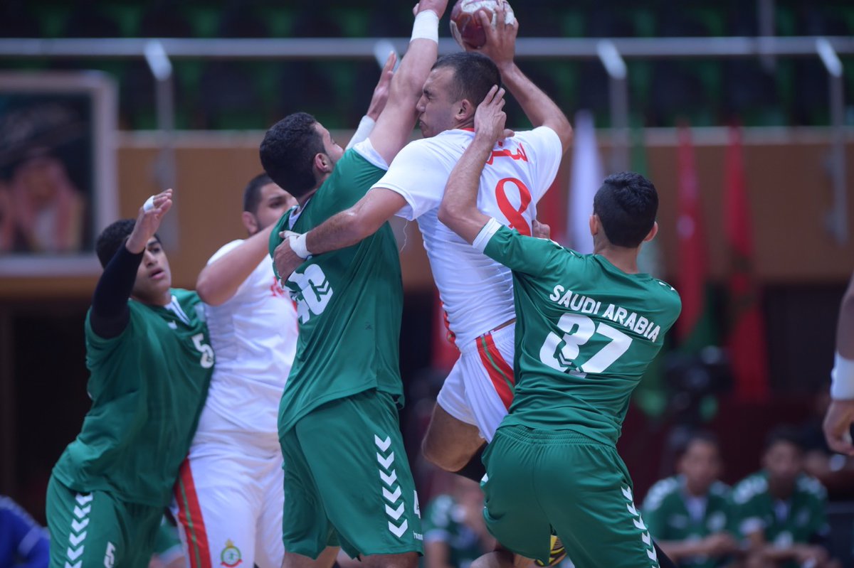 أخضر اليد يسحق المغرب 32 – 10 بالبطولة العربية