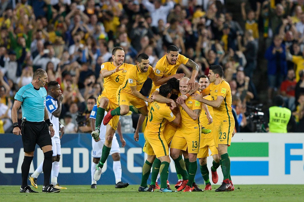 قطار أستراليا يدهس هندوراس ويلحق بركب كأس العالم