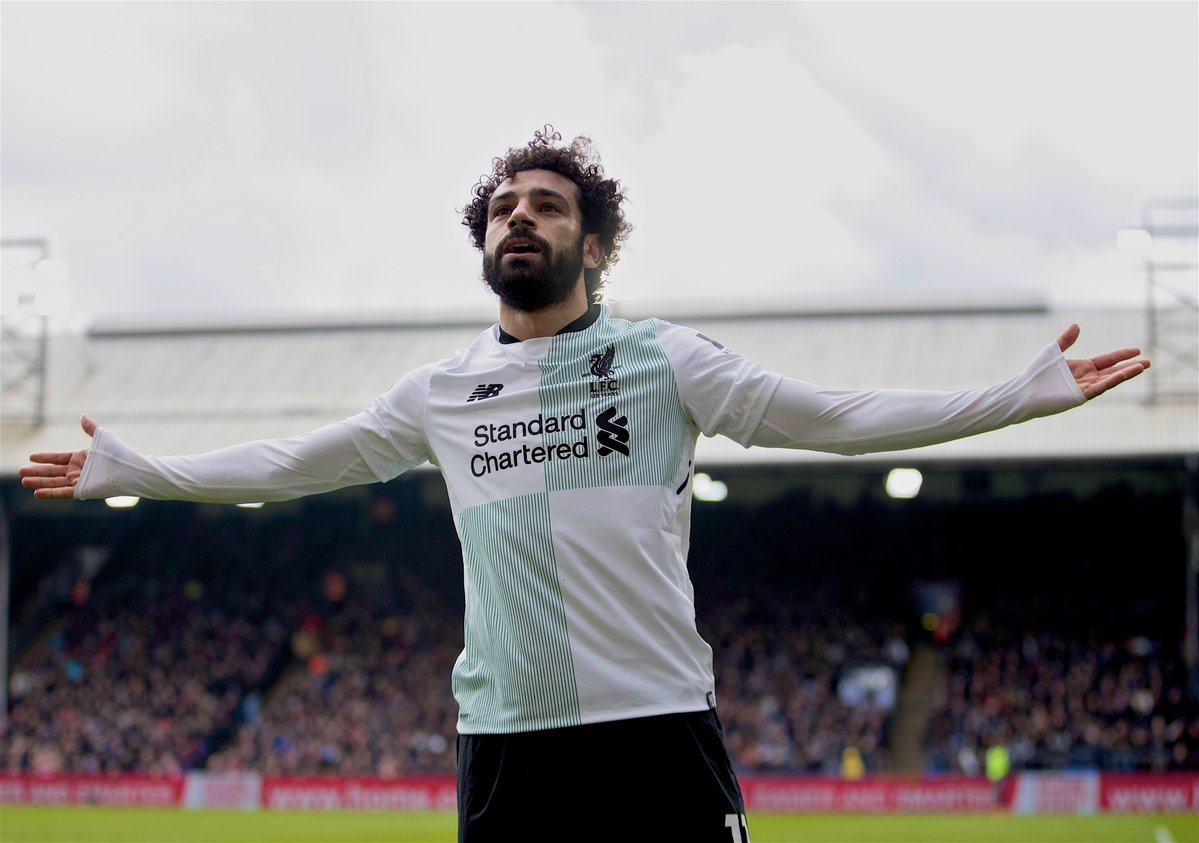 محمد صلاح حقق هذا الرقم المميز في مباراة كريستال بالاس ضد ليفربول