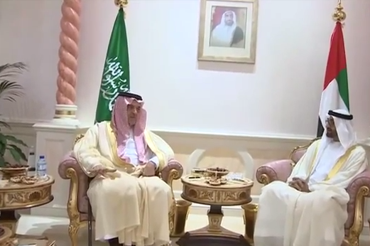 بالفيديو.. وفد سعودي برئاسة الفيصل يزور الإمارات