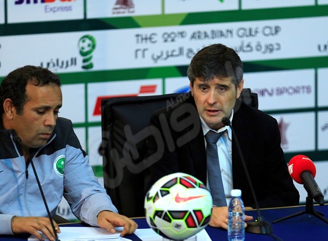 لقطات من المؤتمر الصحفي لمدرب المنتخب السعودي ومدرب المنتخب اليمني
