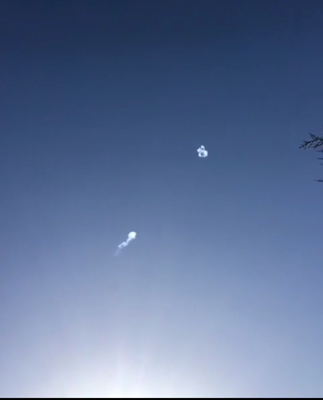 بالفيديو.. لحظة تدمير صاروخ باليستي أطلقه الحوثيون باتجاه خميس مشيط