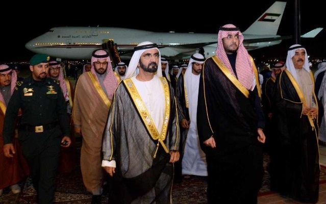 ‏‫بالصور.. زعماء العالم في عزاء “فقيد الأمة”