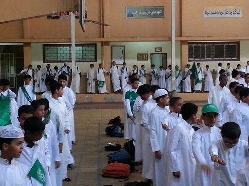 “السعودية المتوسطة” بـ”جدة” تنظم احتفالاً باليوم الوطني
