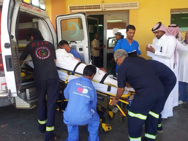 استنفار في مستشفى الخوبة لاستقبال 73 مصاباً في حادث مروري