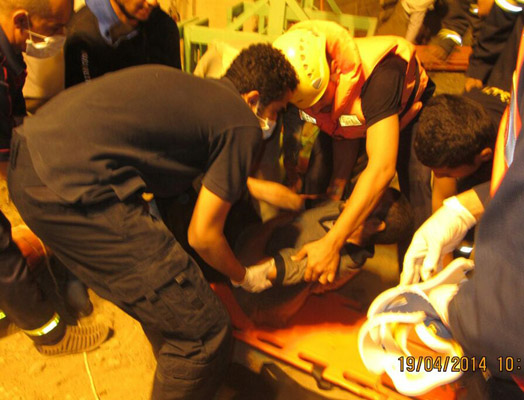 مدني “كرا الحائط” بالباحة ينتشل مصرياً سقط في بئر عمقها 40 متراً