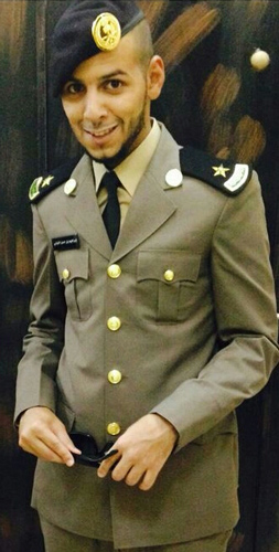إبراهيم الفيفي ملازماً في كلية الملك فهد الأمنية