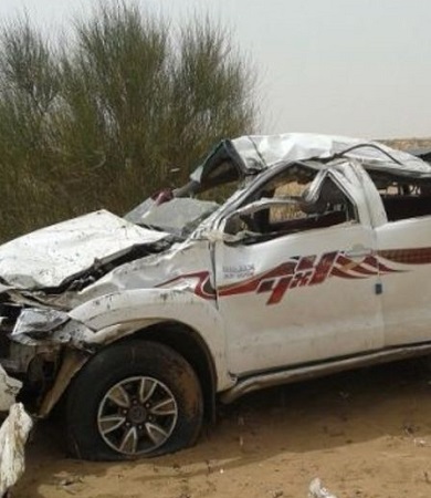 4 إصابات في حادث تصادم على طريق “جازان- أبو عريش”
