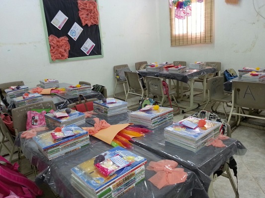 مدرسة الطمحة بجازان تحتفي بطالباتها المستجدات