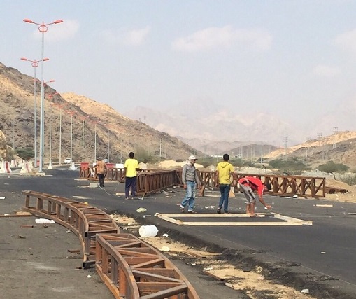 “المالكي” يتفقد سير العمل بعدد من مشاريع أضم