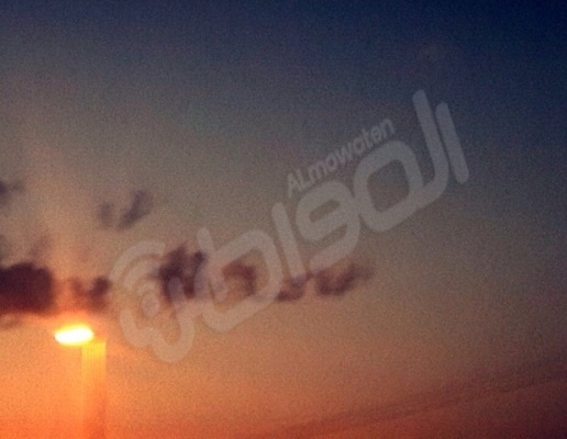 شاهد.. اسم الرسول الكريم على “السحب” بطريق القصيم