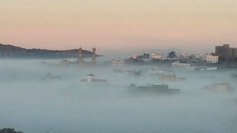 الضباب يعانق ظهارة النماص