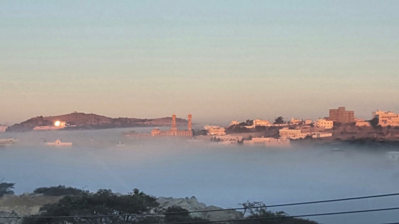 الضباب يعانق ظهارة النماص