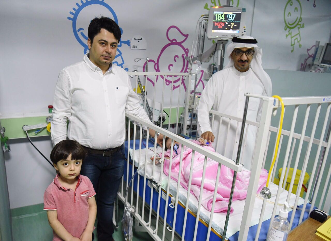 العناية المركزة للأطفال بمستشفى الملك سلمان تستقبل أول حالة