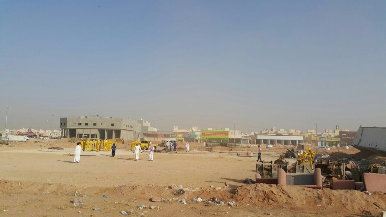 إزالة تعديات بحي الرمال شرق الرياض