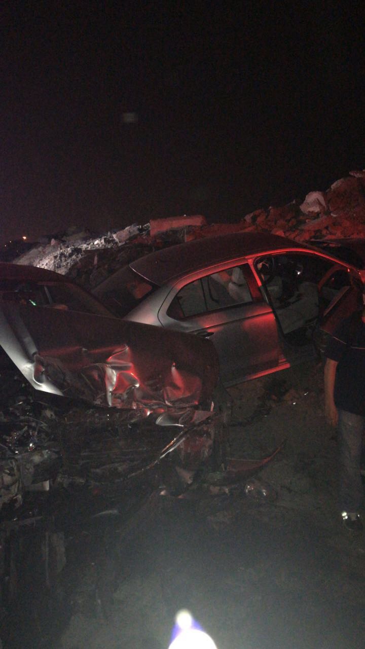 في جدة .. 4 إصابات في حادث تصادم نتيجة السرعة الزائدة