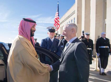 وزير الدفاع الأميركي :السعودية جزء أساسي في حل الأزمة اليمنية
