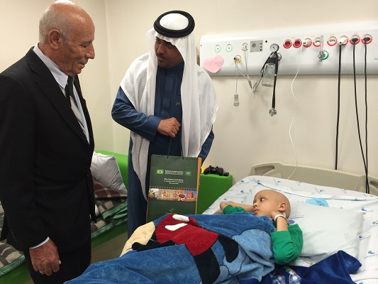 بالصور.. وفد سعودي يزور مستشفى سرطان الأطفال في ساوباولو