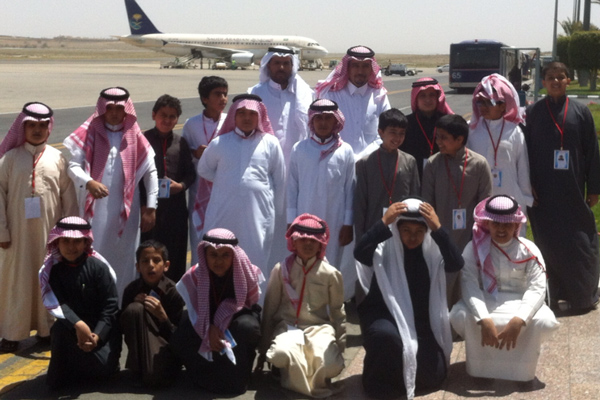 مطار أبها يستقبل طلاب مدرسة عتود  الابتدائية بالخميس