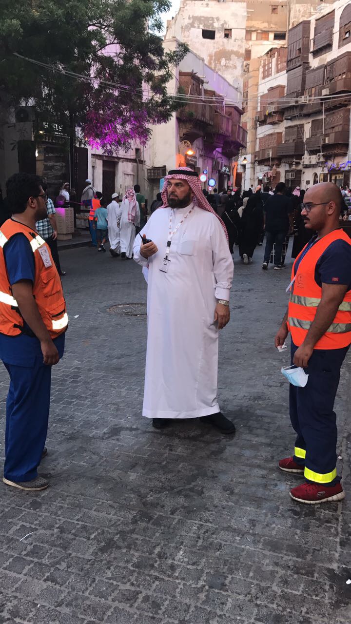 بالصور.. هلال جدة يباشر 66 حالة في مهرجان جدة التاريخية “أتاريك”