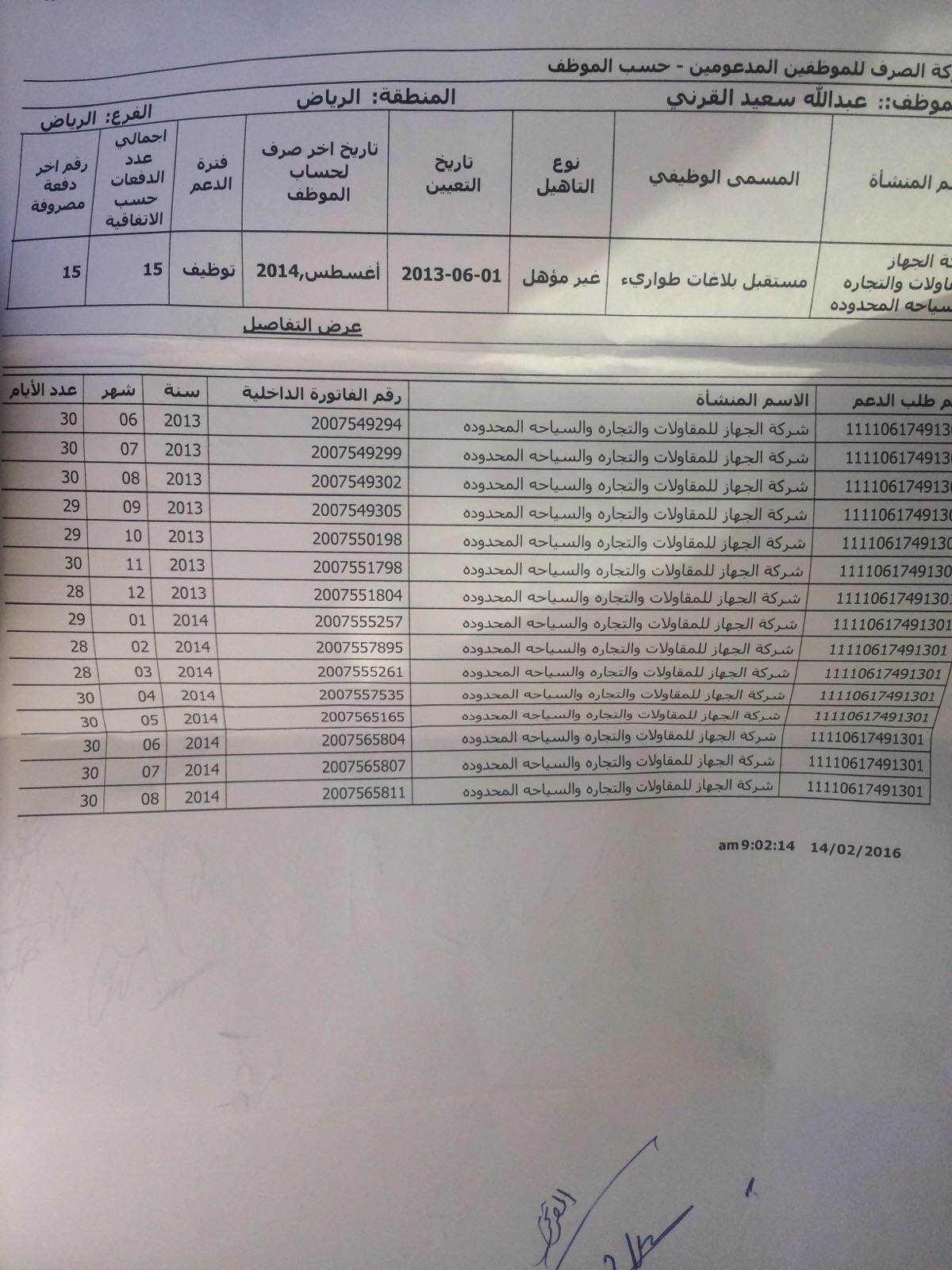 مواطن يطالب بصرف #حافز الاستقرار الوظيفي أسوة بزملائه