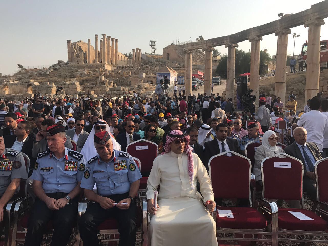 سفير خادم الحرمين الشريفين في عمّان يشارك في افتتاح فعاليات مهرجان جرش