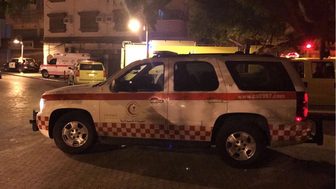 اختناق 7 أشخاص بحريق شقة في روابي جدة