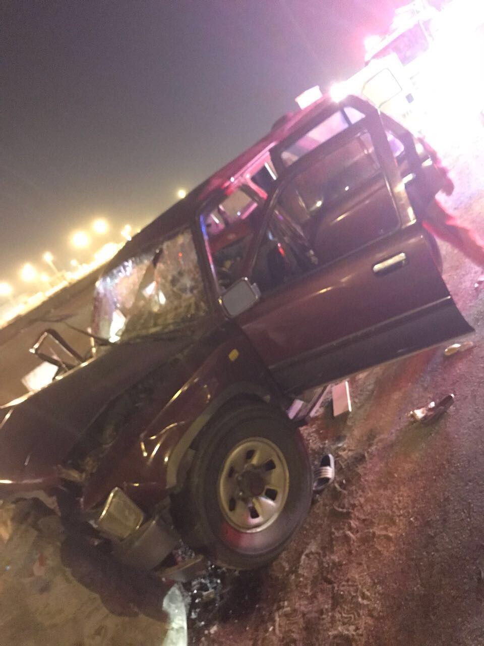 إصابات خطيرة لعائلة معتمرة نتيجة حادث مروري في جدة