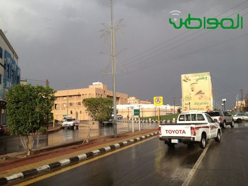 بالصور.. الأمطار تغسل محافظة تربة وتدفع الأهالي للتنزه