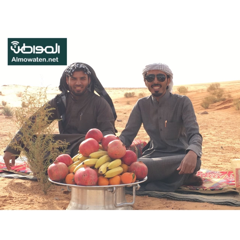 بالصور .. الدفء والأمطار يدفع المواطنين الى قضاء الوكند في النفود .. والوجهة " العرايش "