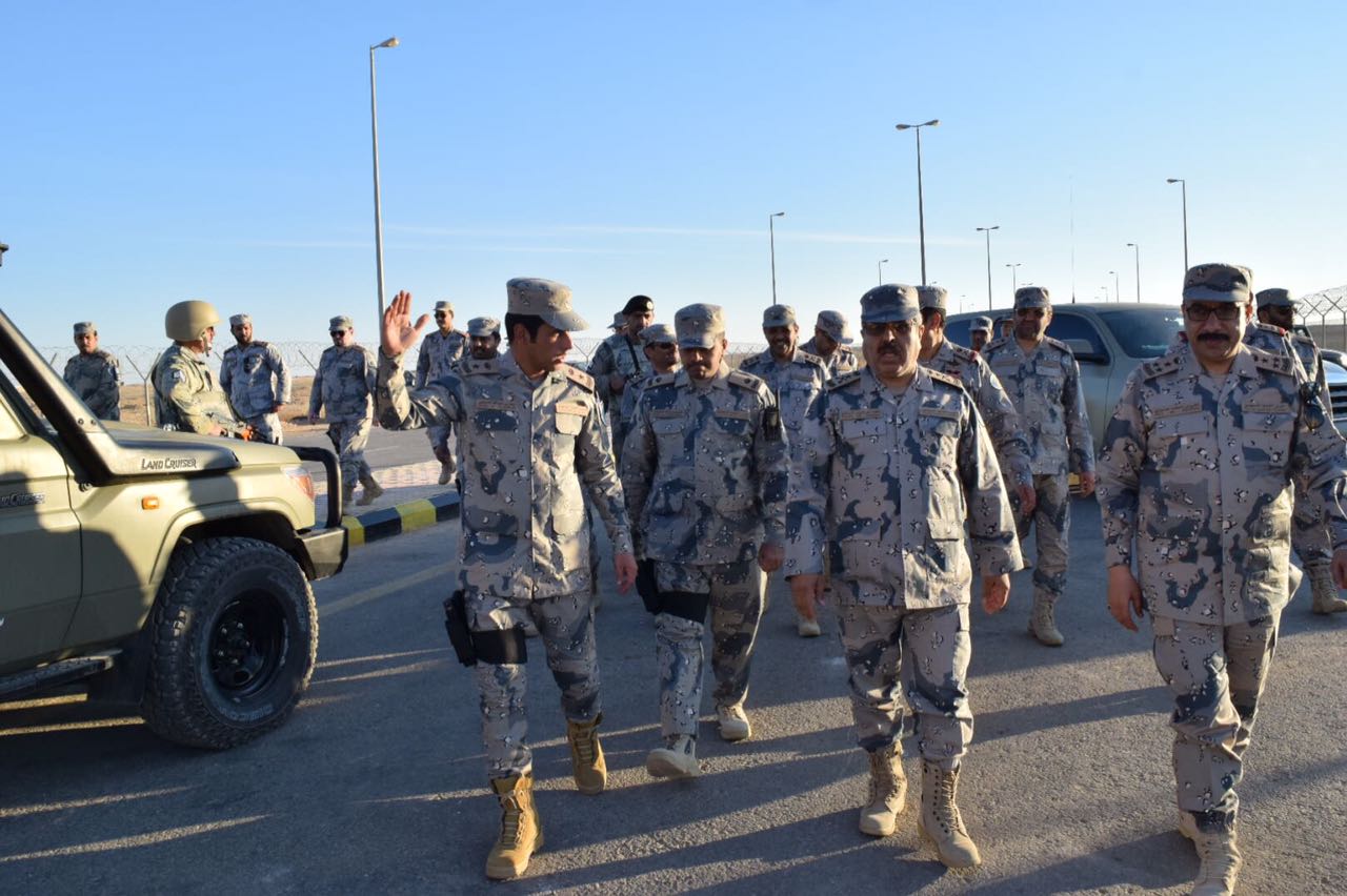 صور.. البلوي يحث حرس حدود الشمالية على بذل الجهد لحماية المملكة