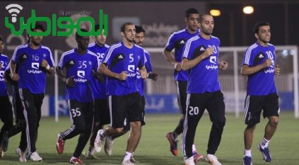 صور حصرية من تدريبات نادي الهلال مساء اليوم