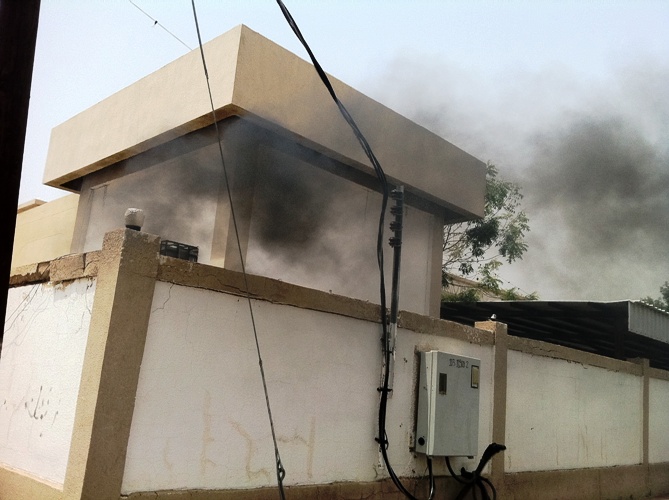 انفجار كيبل كهربائي موصل لمبنى بمحافظة بارق