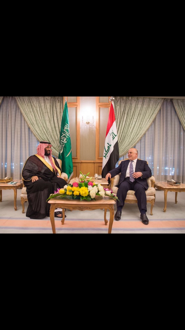 ولي ولي العهد يبحث مستجدات المنطقة مع رئيس وزراء العراق