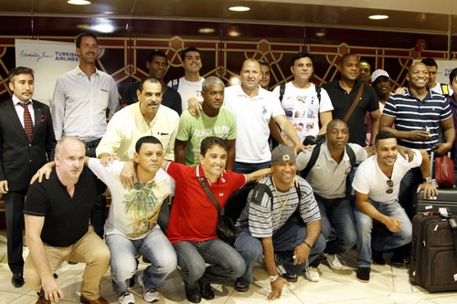 بالصور .. وصل لاعبين من المنتخب البرازيلي إلى الرياض