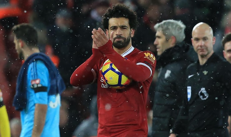Mohamed Salah يتفوق على ميسي وكافاني في صدارة الهدافين