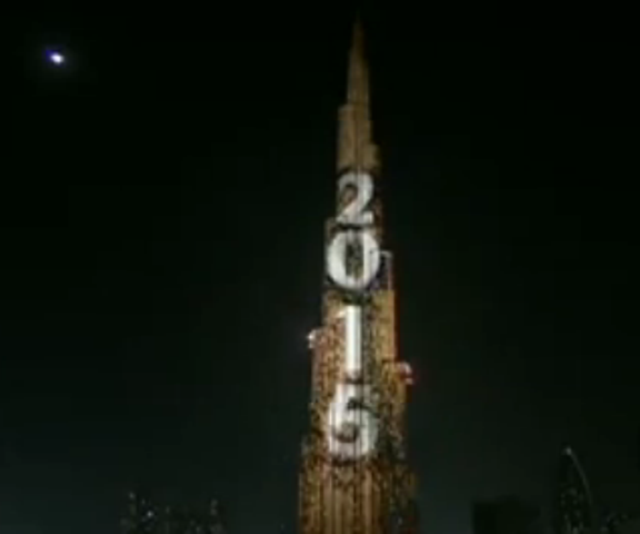#تيوب_المواطن شاهد: احتفالات رأس السنة في برج خليفة بدبي