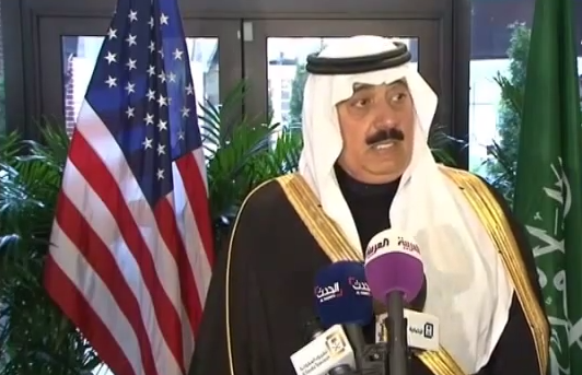 وزير الحرس الوطني السعودي يلتقي الرئيس الأميركي