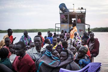غرق أكثر من (200) شخص خلال فرارهم من جنوب السودان