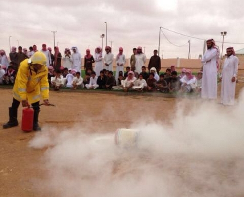 بالصور.. “مدني رفحاء” ينظم محاضرات توعوية عن السلامة