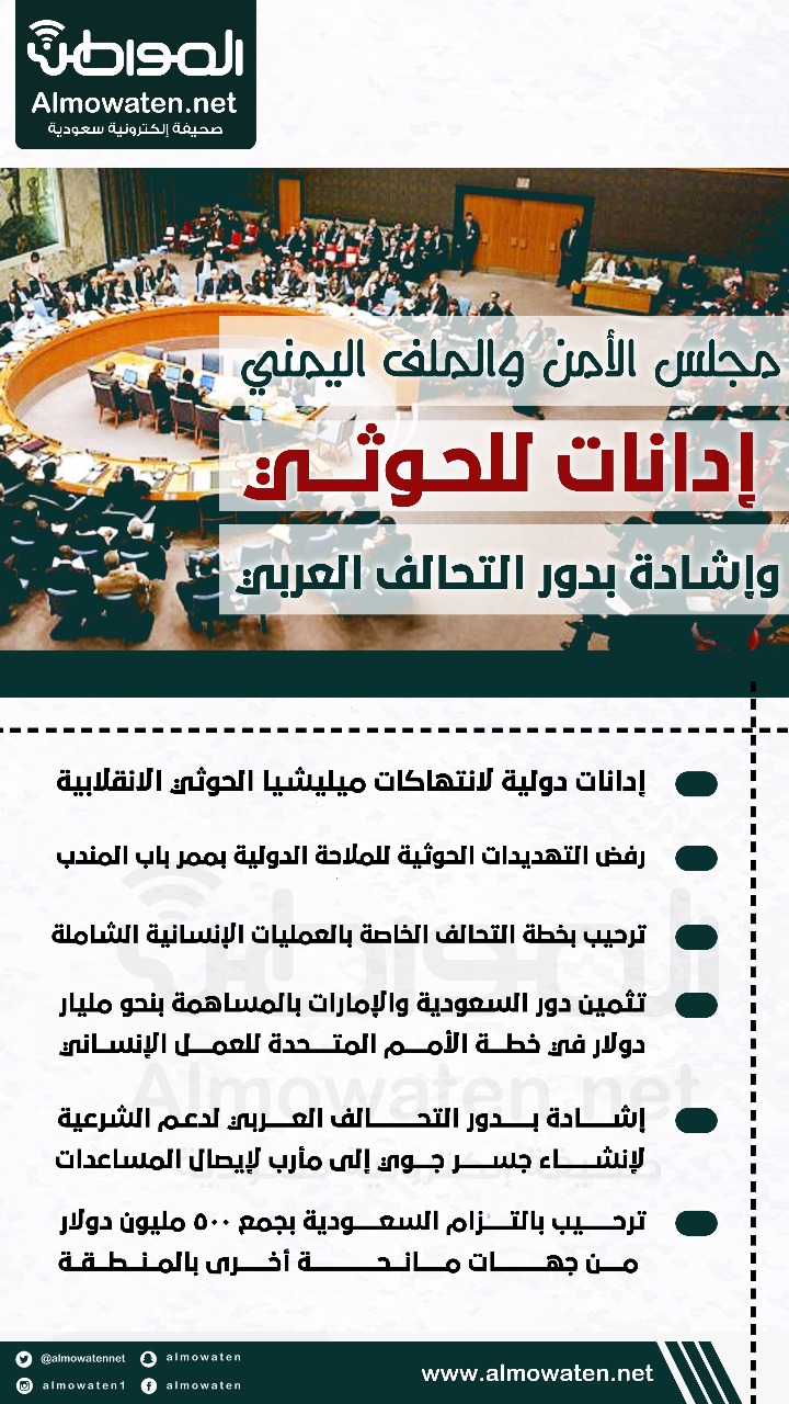 إنفوجرافيك “المواطن”.. انتهاكات الحوثي تستفز مجلس الأمن