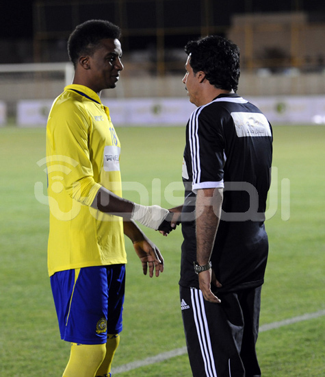 بالصور والفيديو ..النصر يقلب الطاولة على الشباب في لقاء ودي