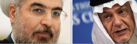 الفيصل في مواجهة روحاني: سياسة إيران مدمرة و”قوى الظلام” راسخة في طهران