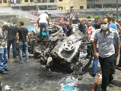 53 جريحاً في انفجار استهدف الضاحية الجنوبية اللبنانية