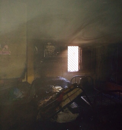 عبث الأطفال يؤدي إلى حريق منزل بـ” فيصلية عرعر” ولا إصابات