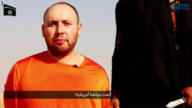 داعش تنشر فيديو يظهر قطع رأس الصحفي الأمريكي ستيفن سوتلوف