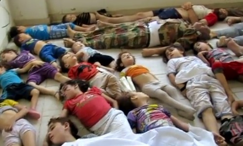 جريمة بشار الأسد البشعة في الغوطة بريف دمشق