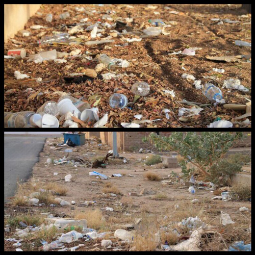 أكوام النفايات الهاجس الأكبر لسكان عشيرة شمالي الطائف