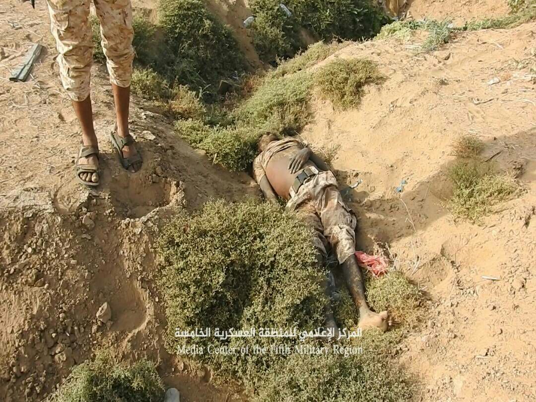 بالصور.. 14 قتيلًا وعشرات الجرحى من الميليشيا بميدي