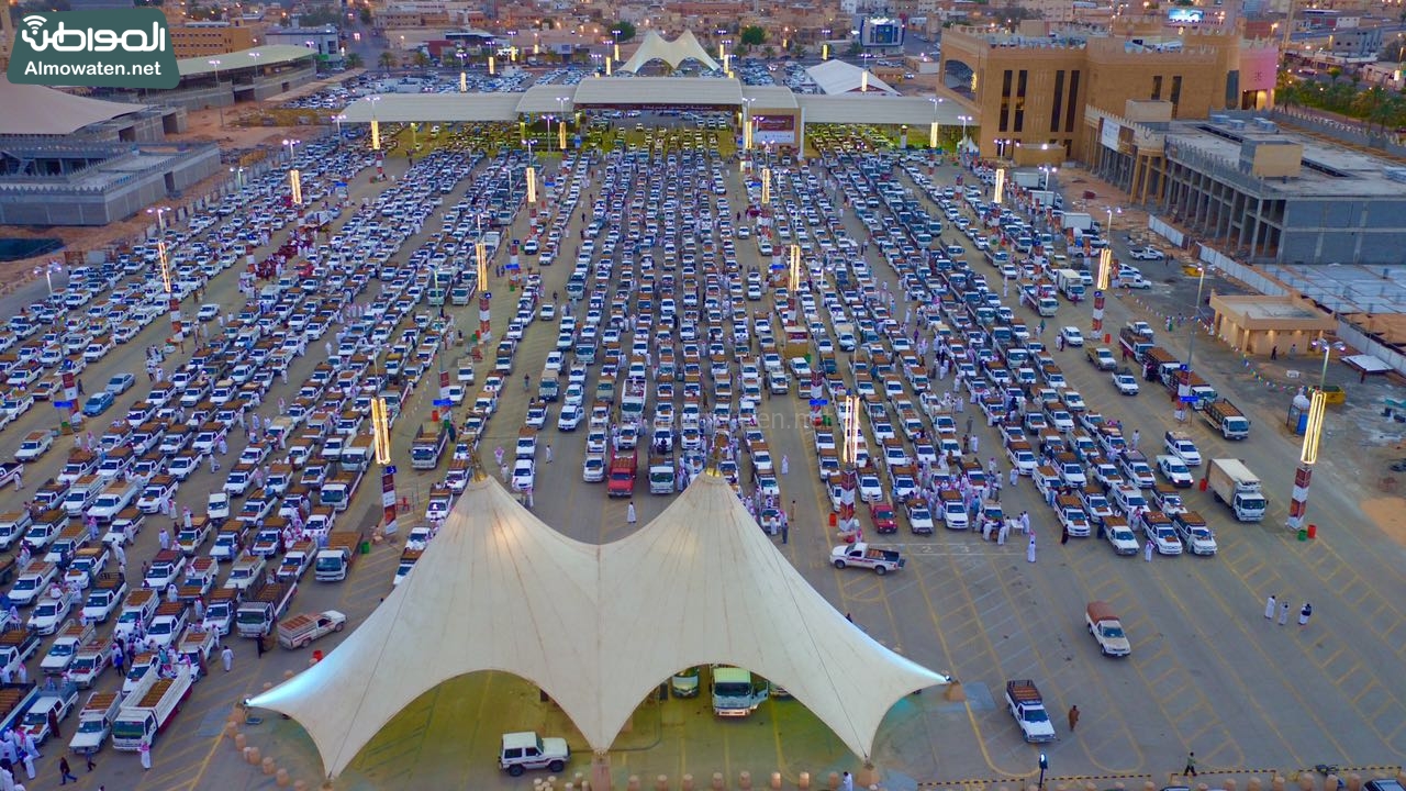 شاهد.. تصوير جويّ رائع لمهرجان تمور بريدة